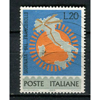 Италия - 1965 - День почтовой марки - [Mi. 1195] - полная серия - 1 марка. Гашеная.  (Лот 180Ai)