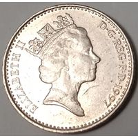 Великобритания 10 пенсов, 1997 (14-14-33)
