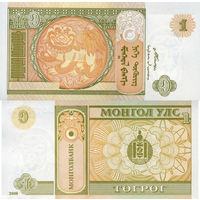 Монголия 1 Тугрик 2008 UNC П1-139