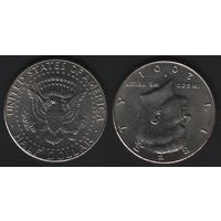США km202b 50 центов 1/2 доллара 2001 год (D) kmA202b (alb3
