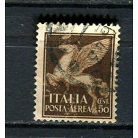 Королевство Италия - 1930 - Пегас 50С - [Mi.328] - 1 марка. Гашеная.  (Лот 45DR)