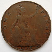 Великобритания 1 пенни 1920 года Георг V (1)