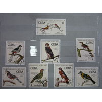Марки - фауна, Куба, птицы