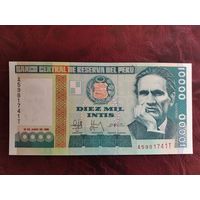 10000 инти Перу 1988 г.