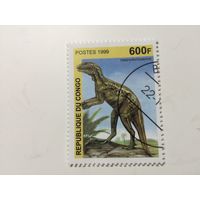 Конго 1999. Доисторические животные. Динозавры. Фауна