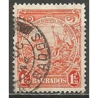 Барбадос. Аллегория. Новые колониальные марки. 1938г. Mi#159.