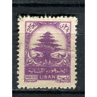 Ливан - 1948 - Дерево 2,50Pia - [Mi.384] - 1 марка. Гашеная.  (LOT DN31)