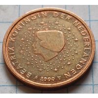 Нидерланды 2 евроцента, 2000    ( 2-1-9 )