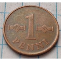 Финляндия 1 пенни, 1965     ( 2-2-5 )
