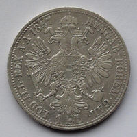 Австрия 1 флорин, 1867