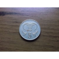 Кипр 5 центов 1992
