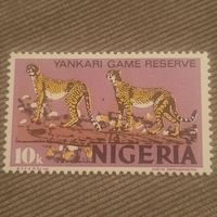 Нигерия 1973. Фауна. Гепарды