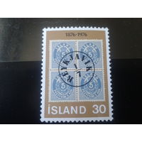 Исландия 1976 100 лет исл. марке