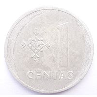 Литва 1 цент, 1991 (3-13-181)