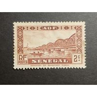 Сенегал 1935-1940. Здания - Мост Файдерб