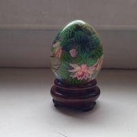 Яйцо пасхальное камень ручная роспись