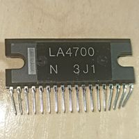 LA4700 двухканальный усилитель мощности низкои частоты оба канала которого выполнены по мостовой схеме УHЧ 2x12W BTL (13.2V/4 Ом), Gv=50dB