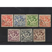 NL Колонии Суринам Авиа 1930 Меркурий с почтовым рожком Полная #152-8