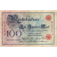 Германия, 100 марок, 1903 г., не частые *