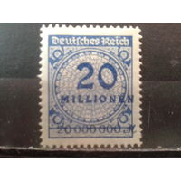 Германия 1923 20млн. м. *