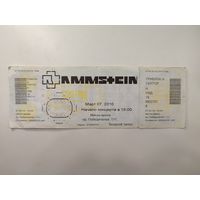 Билет на концерт Rammstein в Минске 07.03.2010