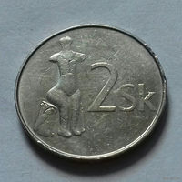 2 кроны, Словакия 2001 г.