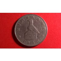 20 центов 1980. Зимбабве.