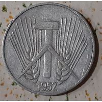 Германия - ГДР 1 пфенниг, 1952 "E"  (14-10-18)