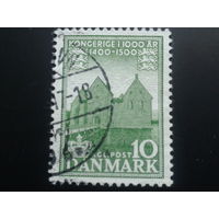 Дания 1953 1000 лет королевству здание 15 века
