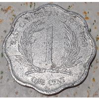 Восточные Карибы 1 цент, 1989 (7-1-18)