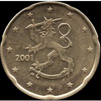 Финляндия 20 евроцентов 2001 г. КМ#102 (27-2)