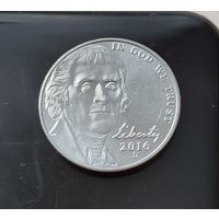 5 центов 2016 D США