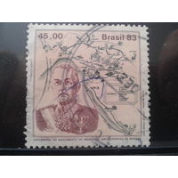 Бразилия 1983 Маршал Моралес, карта
