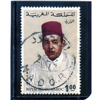 Марокко. Mi:MA 614. Король Хасан II (1929-1999). Серия: Король Хасан II (1968-1973 годы). 1968.