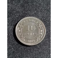 Белиз 10 центов 2000 Unc