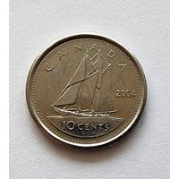 Канада 10 центов, 2004