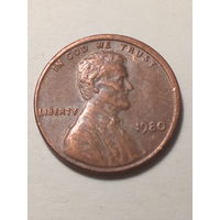 1 цент США 1980