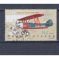 [2147] Венгрия 2003. Авиация.Самолет. Гашеная марка.