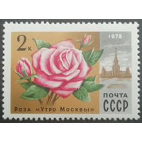 1978 год. Цветы Москвы. ** чист.