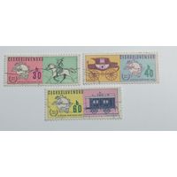 Чехословакия 1974. 100 лет Всемирному почтовому союзу