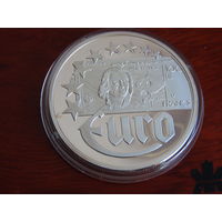 10 Евро, серебро 999, в капсуле. 1997 год. Серия: Банкноты стран Европы. Бельгия. Proof!