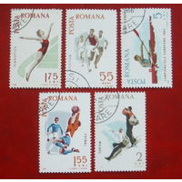 Румыния. Спорт. ( 5 марок ) 1965 года.