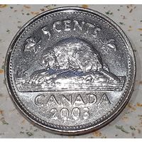Канада 5 центов, 2003 (5-2-24)