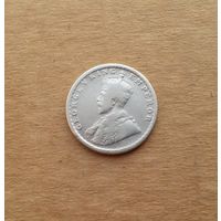Британская Индия, полрупии 1921 г., серебро 0.917, Георг V (1910-1936)