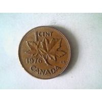 Монеты. Канада 1 Цент 1976.
