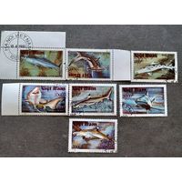 Марки Вьетнам 1991 год Акулы