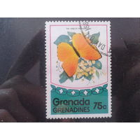 Гренада-Гренадины 1975 Бабочка 75с