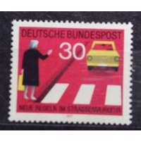 Новые правила дорожного движения,втомобиль ** Германия 1971