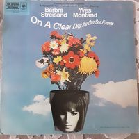 BARBARA STREISAND/YVES MONTAND - 1970 - ON A CLEAR DAY YOU CAN SEE FOREVER (UK) LP