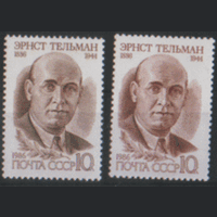 З. 5647/48. 1986. Немецкий политический деятель Эрнст Тельман. ЧиСт.